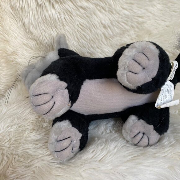 Goffa Panther Plushy Cub Stuffed Toy Black Gray Big Cat Plush Stuffy Vintage - Picture 9 of 12